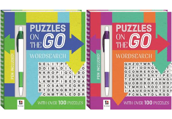 Two-Pack of On-The-Go Puzzles with Free Delivery