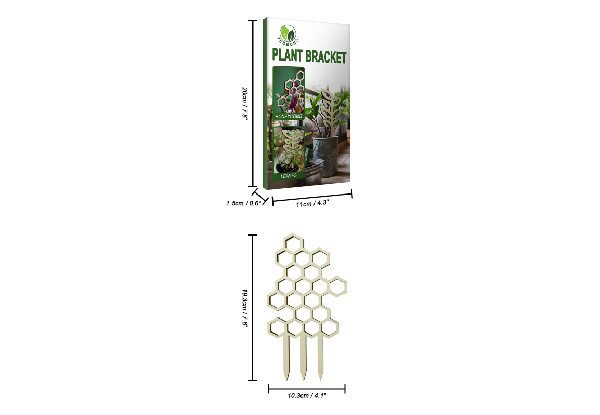 Three-Pack Beehive Trellis for Potted Plants