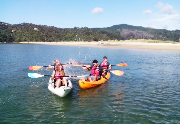 $38 for a Two-Hour Hire of a Double Sit-On Kayak or $19 for a Single Sit-On Kayak in the Abel Tasman National Park (value up to $80)