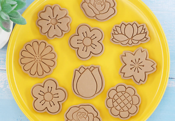 Eight-Pack 3D Pressable Biscuit Mould