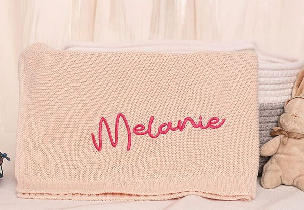 Personalised Embroidery Nap Blankets