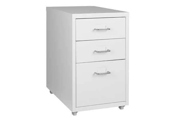 Levede Three-Drawer Office Storage Cabinet - Two Colours Available