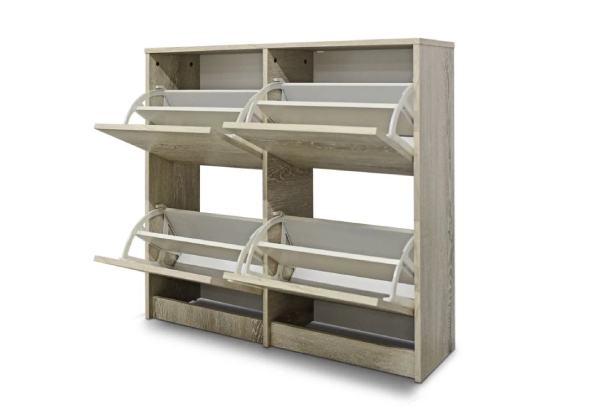 Contemporary Sleek Design Shoe Cabinet - Two Options Available