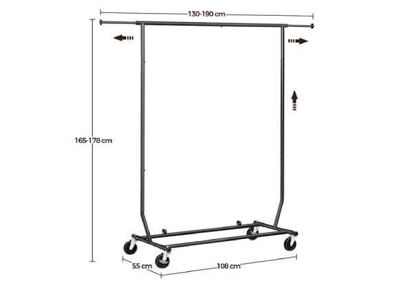 Heavy Duty Industrial Clothes Rack