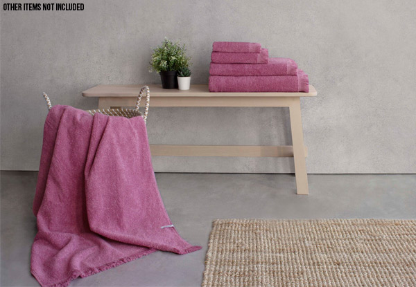 Canningvale Riviera Six-Piece Towel Set - Four Colours Available with Free Delivery