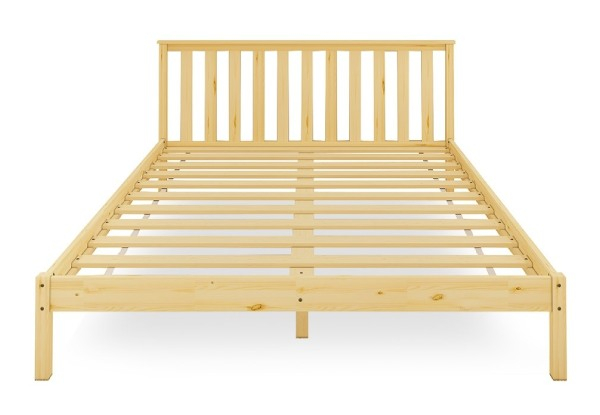 Queen-Sized Wooden Bed Frame - Two Colours Available