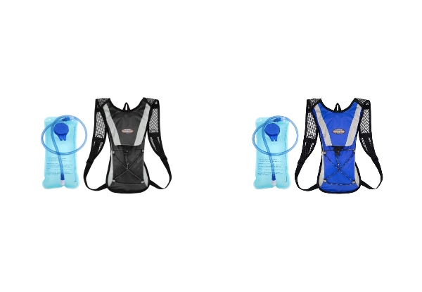 Hydration Backpack & 2L Water Bladder - Two Colours Available