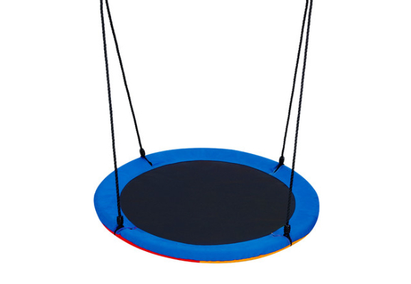 Kids Double-Sided Tree Flying Saucer Swing Set