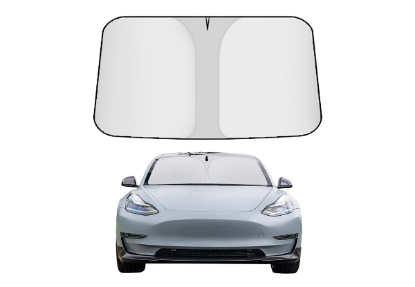 Car Windshield Sun Shade - Available in Two Sizes & Option for Two-Pack