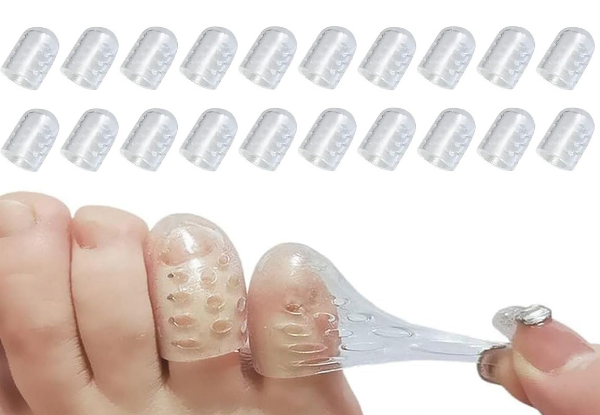 20-Piece Silicone Toe Protectors