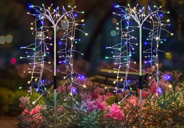 Outdoor Solar Artificial Plant LED String Light