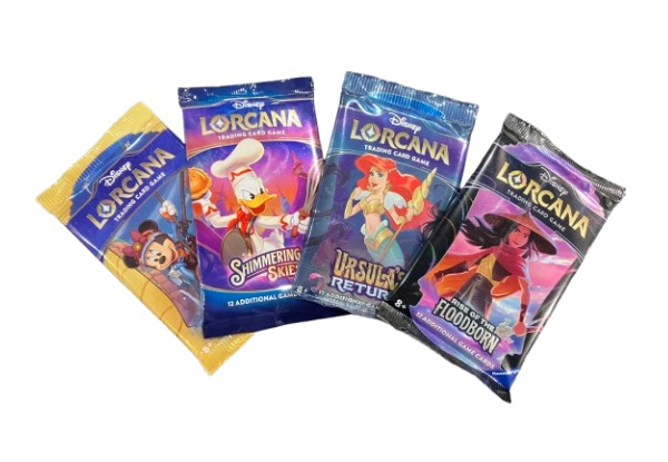 Four-Piece Disney Lorcana Booster Packs