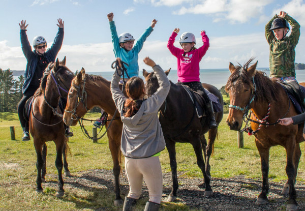 One-Hour Horse Trek for One Person in the Bay of Islands - Option for Two or Four People - Valid from 1 May 2020