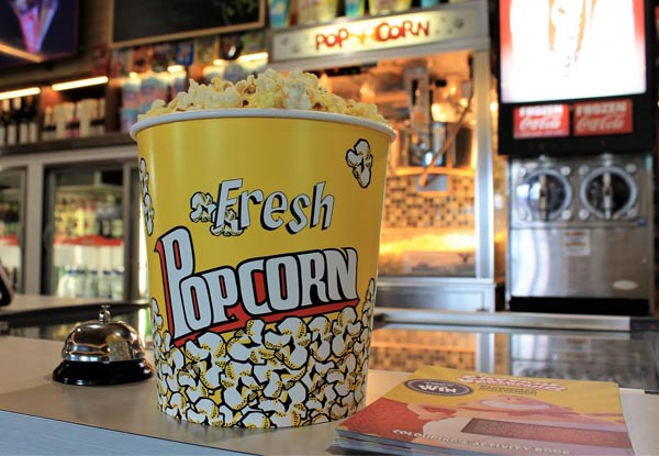 Movie Ticket, Popcorn & Soft Drink Combo for One Person - Options for up to Four People