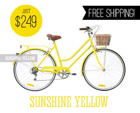 $249 for a Vintage-Style Ladies' Six-Speed Bicycle incl. Nationwide Delivery - Available in Two Colours & Two Sizes (value $499)