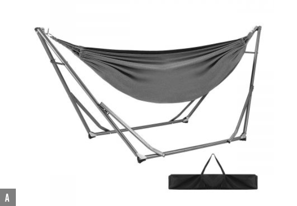 Portable Hammock with Stand - Two Options Available
