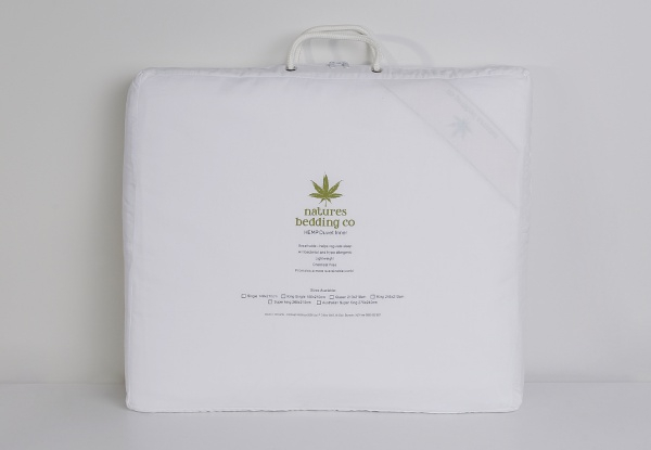 Natures Bedding Co. Hemp Filled Winter Duvet - Six Sizes Available