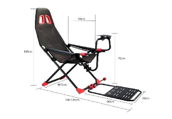 Adjustable Foldable Simulator Racing Wheel Stand