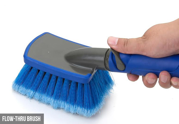 Brandtech Car Brush Set incl. Wheel, Flow-Thru & Duster Brushes - Options for Individual Brushes