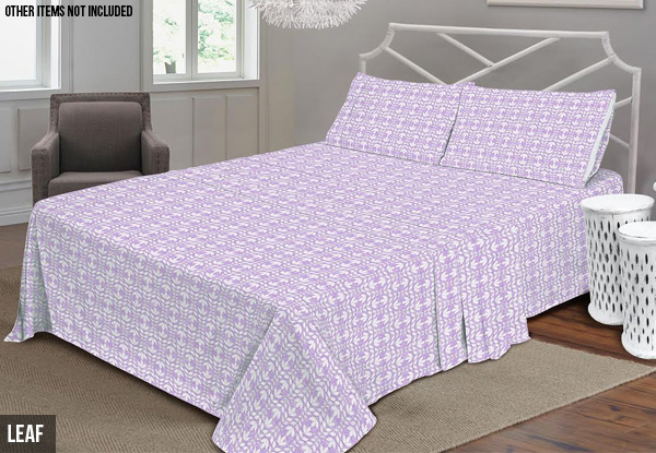 Elements Flannelette Sheet Set - Three Sizes Available
