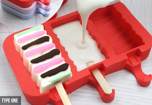 Silicone Ice Cream Mould - Four Options Available