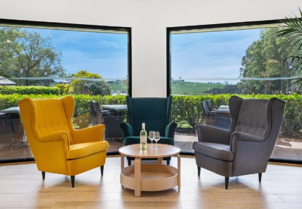 Two Night Stay for Two in Hunter Valley NSW incl. Wine Tasting for Two, Early Check In & Late Check Out, Bottle of Wine on Arrival, & Complimentary Parking - Three Rooms Types Available - Options for Four People, & Up to Three Nights
