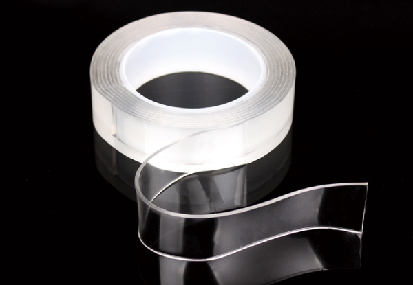 Two-Pack of Double-Sided Clear Traceless Nano Tape - Two Sizes Available