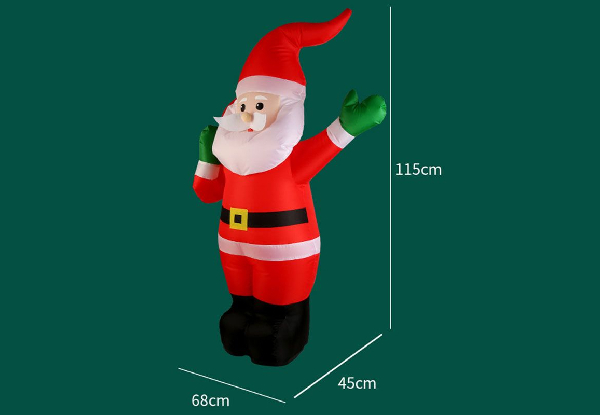 2.4GHZ Remote Control Inflatable Santa Claus Toy for Kids