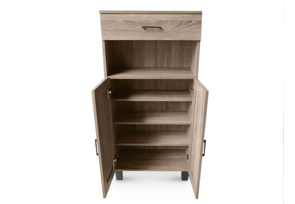 Johnson Rustic Style Shoe Cabinet - Two Options Available