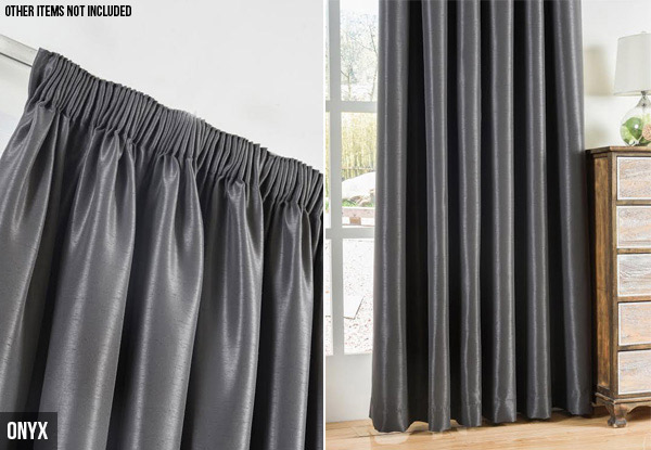 100% Block Out Curtains - Two Colours & Six Sizes Available