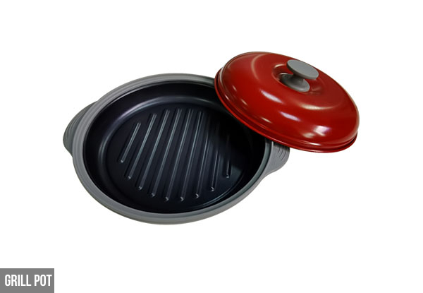 Micromax Microwave Grill Pot - Option for Long Grill