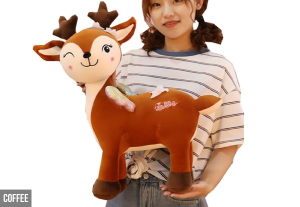 Sika Deer Stuffed Animal Toy - Three Colours Available