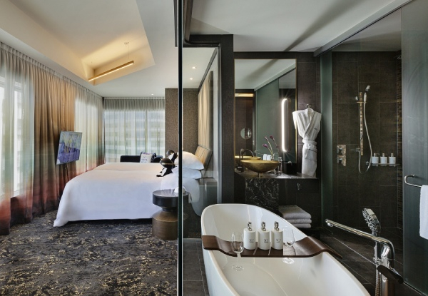 Luxurious Urban Five-Star Hotel Stay for Two at SO/ Auckland incl. Complimentary Room Upgrade and $50 Hotel Credit & Drinks  - Options to Stay up to Three Nights with $150 Credit