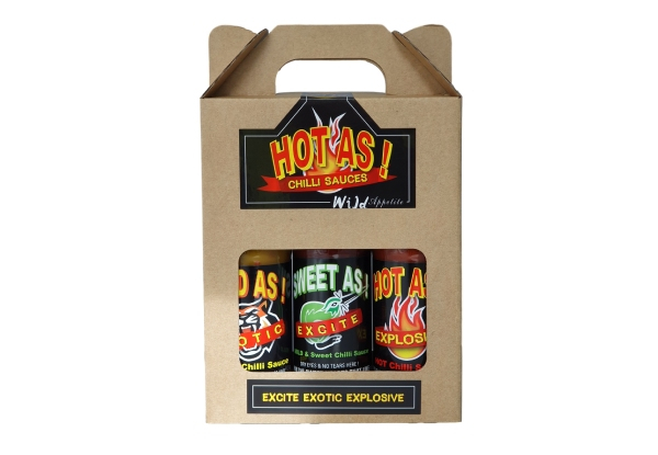 Wild Appetite Hot As! Family Chilli Sauce Pack
