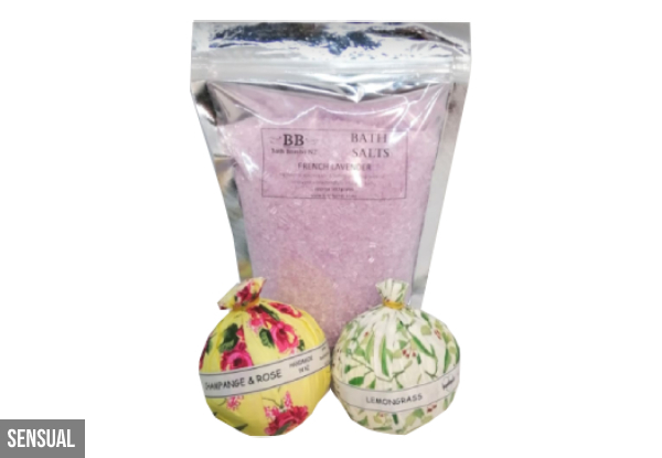 Bath Bomb & Salts Gift Box - Two Options Available
