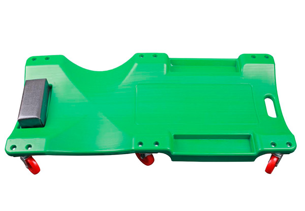 Six-Wheel Heavy Duty Molded Plastic Creeper Trolley