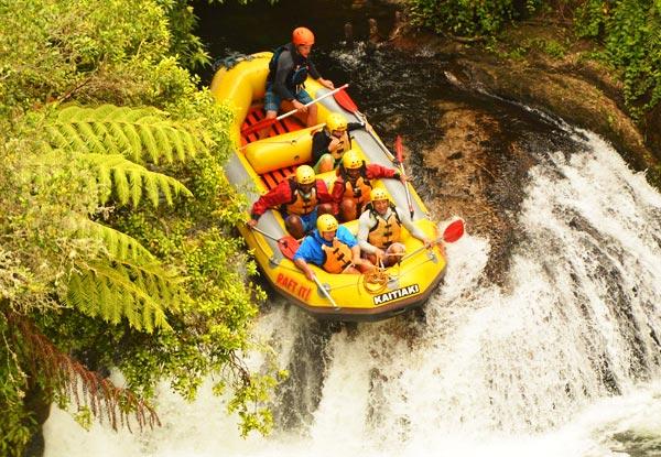 $72 for a Kaituna River White Water Rafting Experience incl. Online Photo Pack (value up to $134)