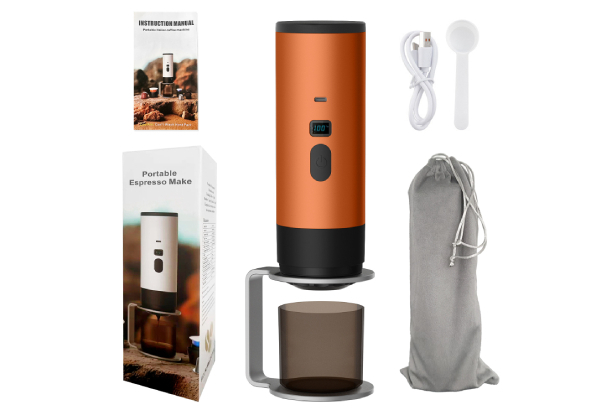Three-in-One Portable Electric Espresso Machine - Availalbe in Five Colours