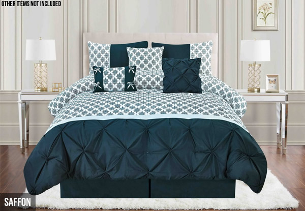 Seven-Piece Comforter Set - Two Styles & Two Sizes Available