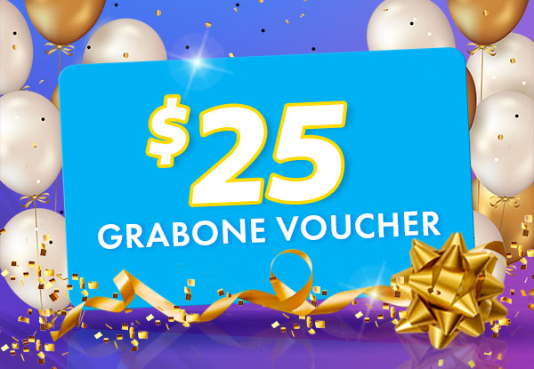 Pay $14 for $25 GrabOne Birthday Credit to Spend Until Sunday 4th August