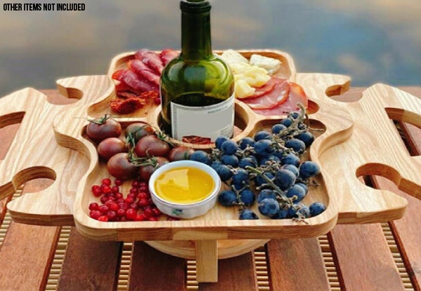 Wooden Picnic Wine Rack - Option for Two