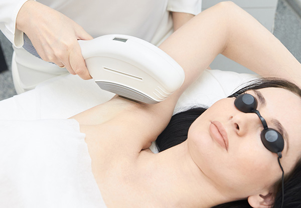 Four Sessions of SHR IPL Hair Removal for One Area - Options for Two or Three Areas or Full Large Area
