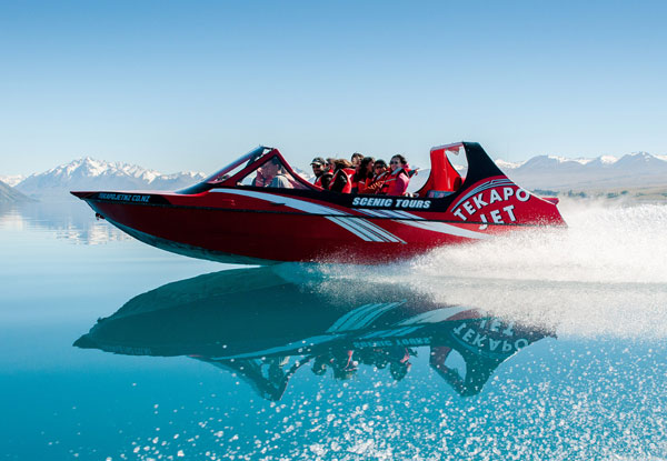 45-Minute Lake Tekapo Jet Boat Tour - Options up to Ten People Available