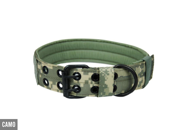 Tactical Dog Collar - Five Colours & Three Sizes Available
