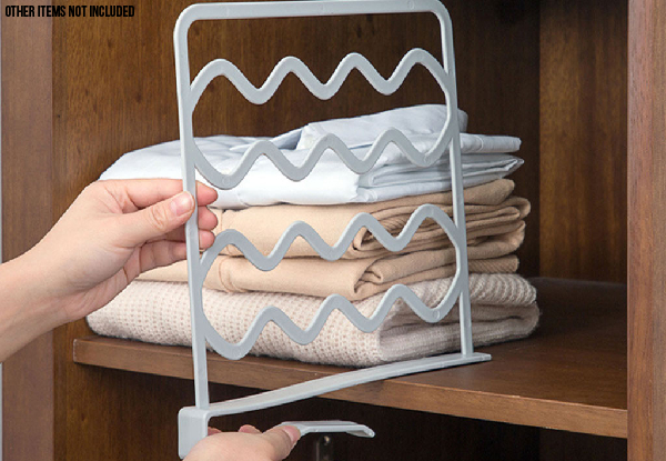Two-Pack of Closet Shelf Dividers - Two Colours Available
