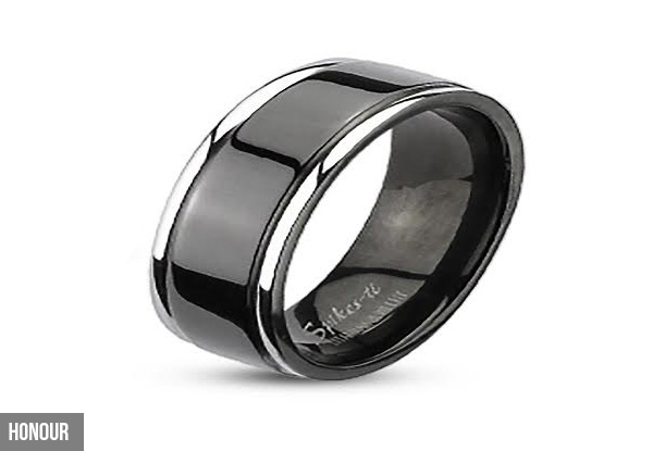 Man Up Jewellery Titanium Rings - Six Styles & Four Sizes Available