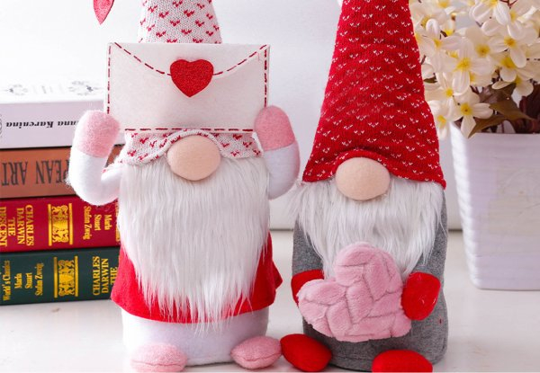 Valentine's Day Gnome Doll - Two Pack