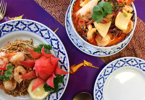 $50 Thai Dining Food & Beverage Voucher for Two People