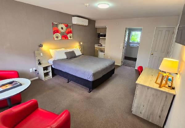One-Night Stay at Carramar Motor Inn Palmerston North for Two People - Option for Executive Studio or Executive Suite