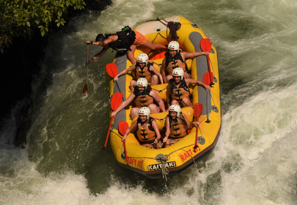 3.5 Hour Kaituna River White Water Rafting Experience for One incl. Online Photo Pack - Options for Up to Six People